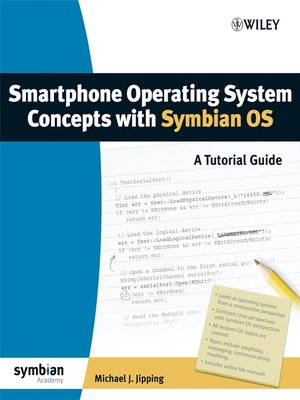cover image of Smartphone Operating System Concepts with Symbian OS